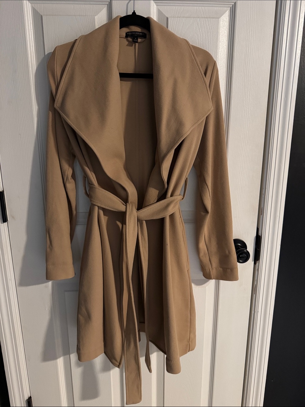 Banana Republic Camel Wrap Trench Coat with Belt